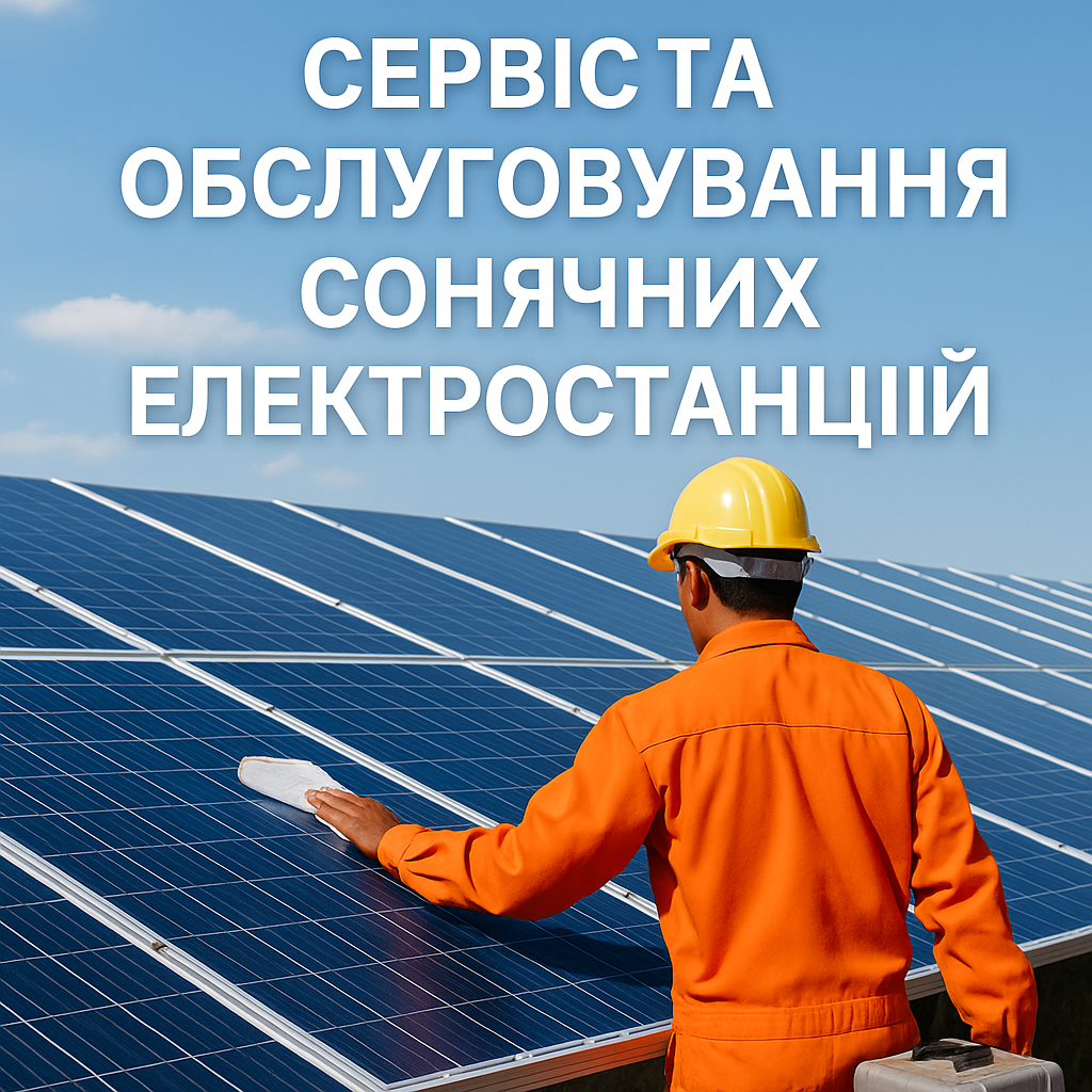 Сервіс та обслуговування сонячних електростанцій